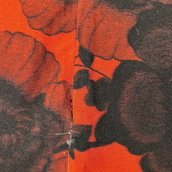 ASOS keyhole black and burnt orange flutter sleeve dress size 6 - Picture 12 of 15